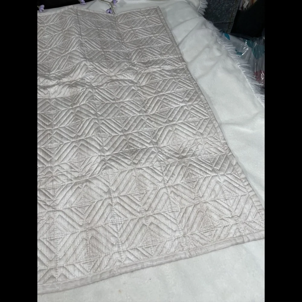 NIB Hotel Collection Woodrose Quilted (1 )‎ Euro European Pillow Sham - Picture 7 of 12